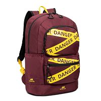 Рюкзак RivaCase 5421 EREBUS Burgundy red 14L 14" Backpack